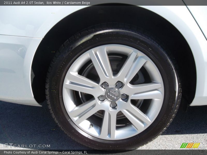 Ibis White / Cardamom Beige 2011 Audi A4 2.0T Sedan