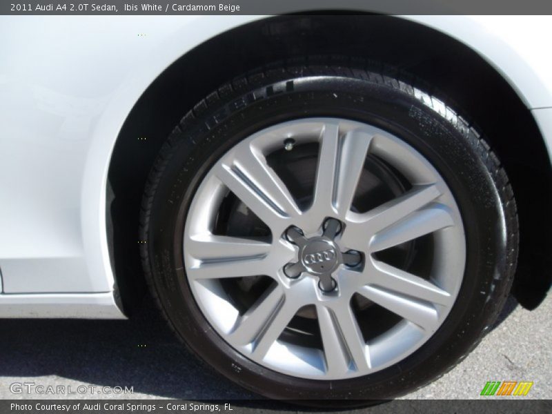Ibis White / Cardamom Beige 2011 Audi A4 2.0T Sedan