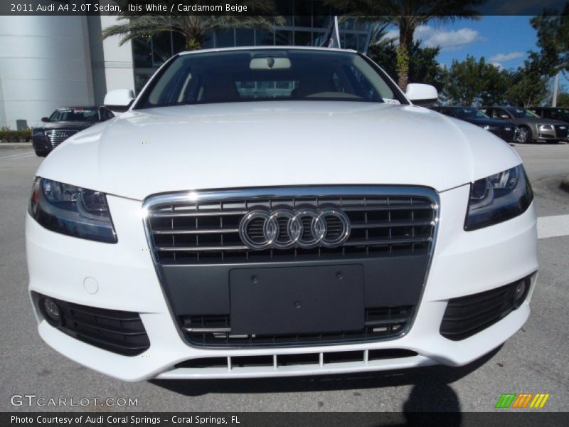Ibis White / Cardamom Beige 2011 Audi A4 2.0T Sedan