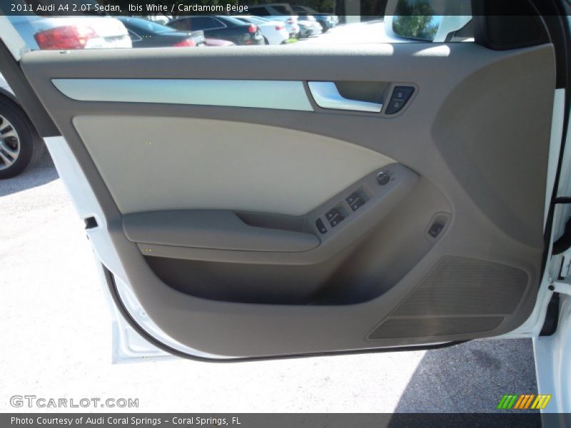 Ibis White / Cardamom Beige 2011 Audi A4 2.0T Sedan