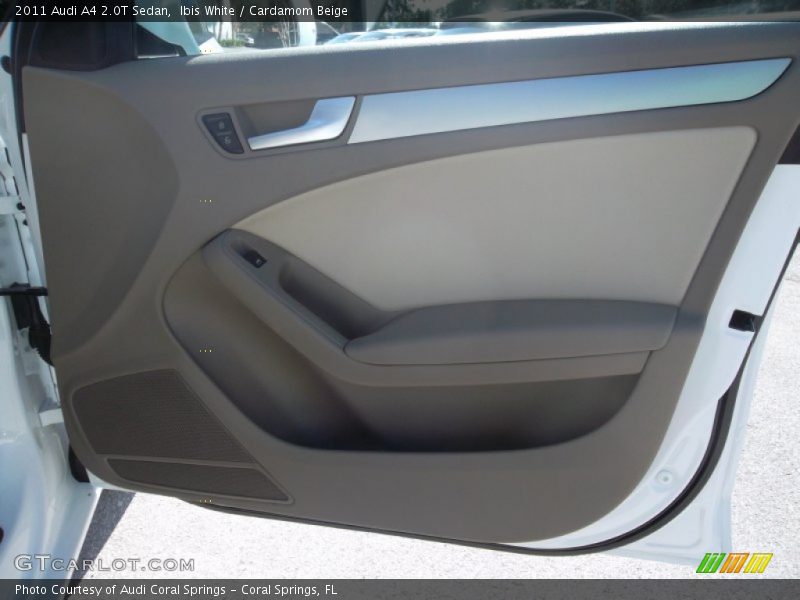 Ibis White / Cardamom Beige 2011 Audi A4 2.0T Sedan