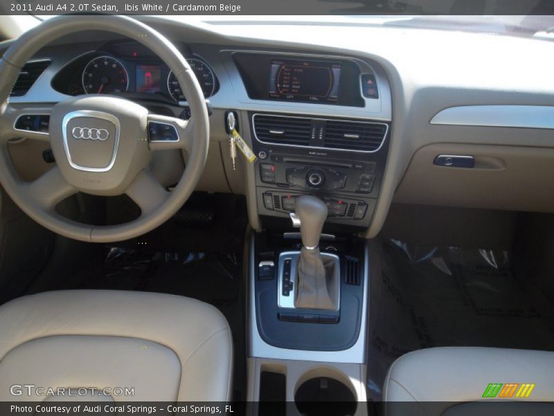 Ibis White / Cardamom Beige 2011 Audi A4 2.0T Sedan