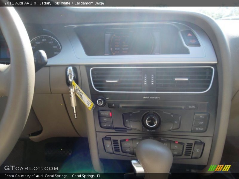 Ibis White / Cardamom Beige 2011 Audi A4 2.0T Sedan