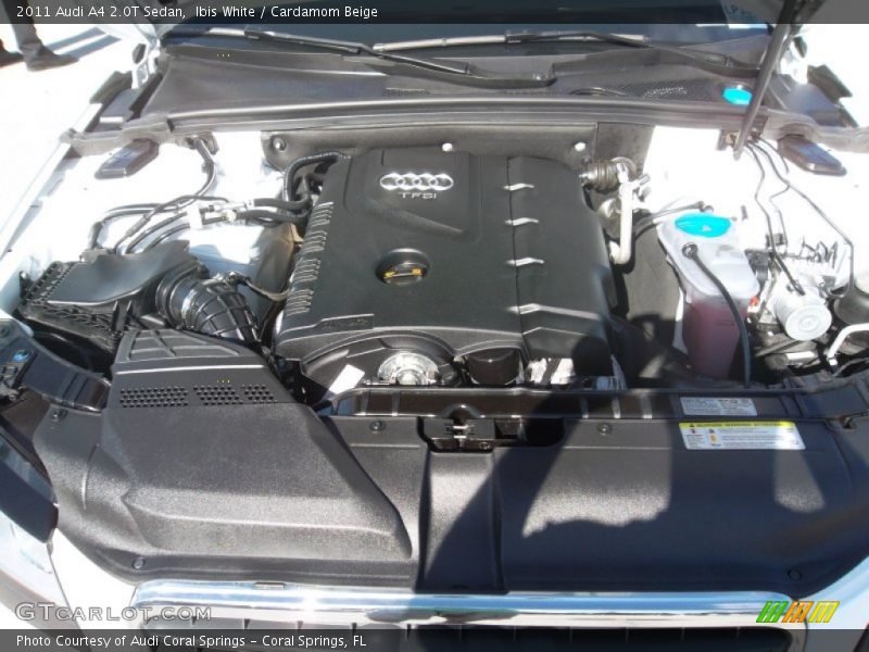 Ibis White / Cardamom Beige 2011 Audi A4 2.0T Sedan