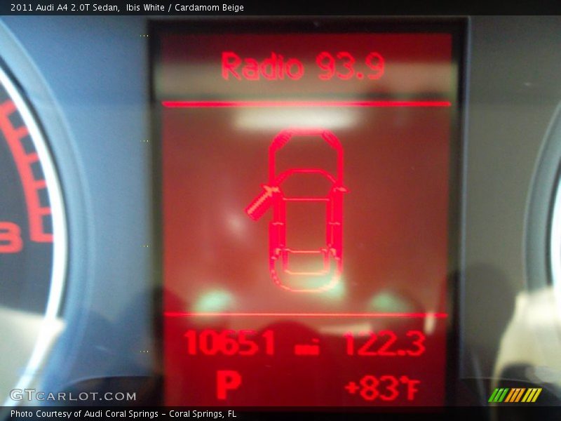 Ibis White / Cardamom Beige 2011 Audi A4 2.0T Sedan