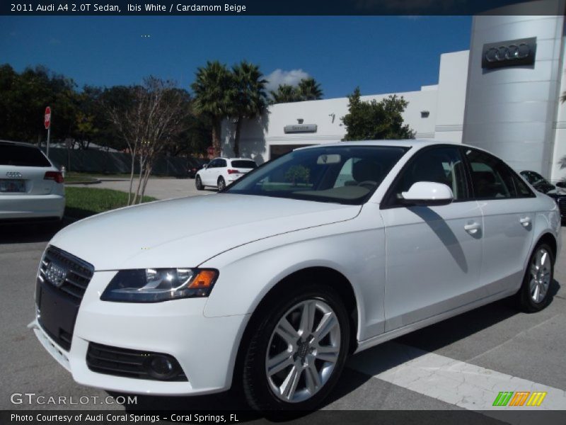 Ibis White / Cardamom Beige 2011 Audi A4 2.0T Sedan