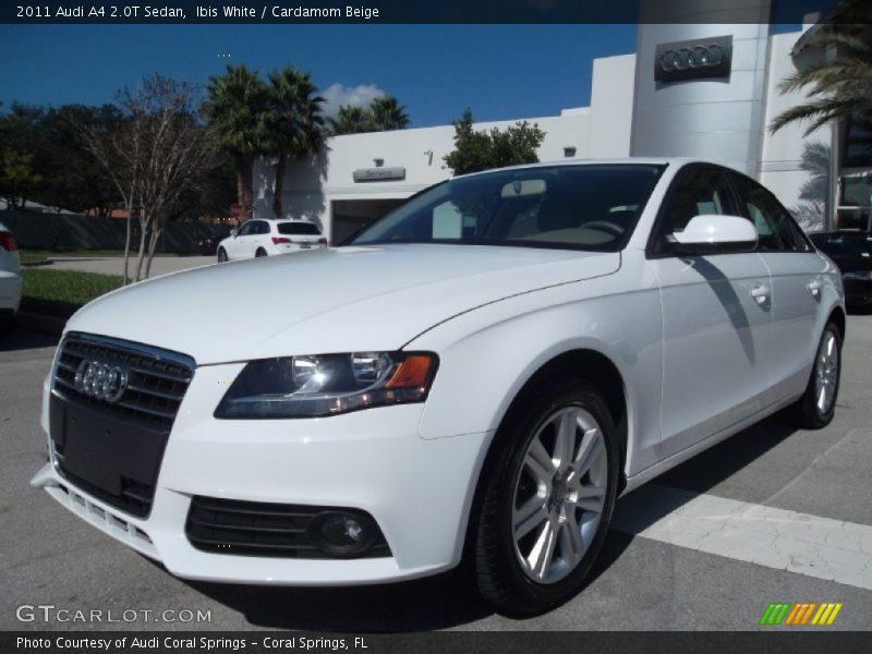 Ibis White / Cardamom Beige 2011 Audi A4 2.0T Sedan