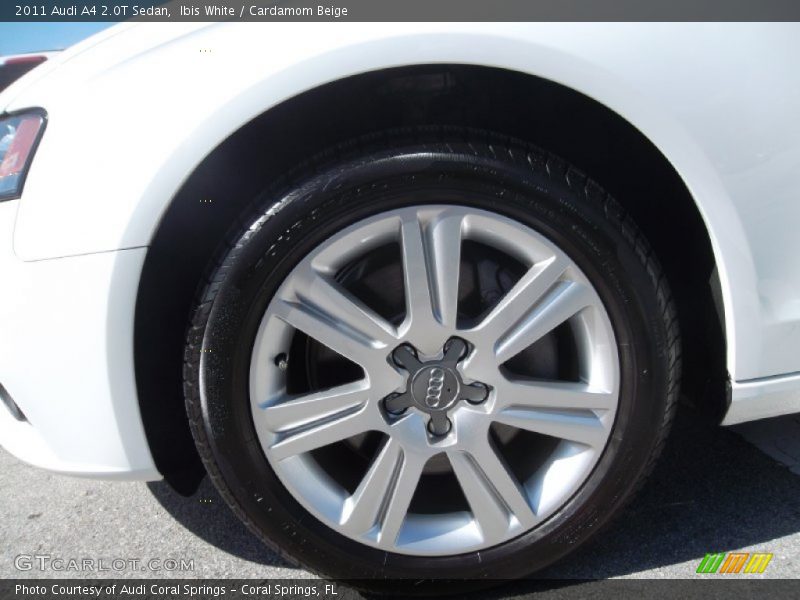 Ibis White / Cardamom Beige 2011 Audi A4 2.0T Sedan