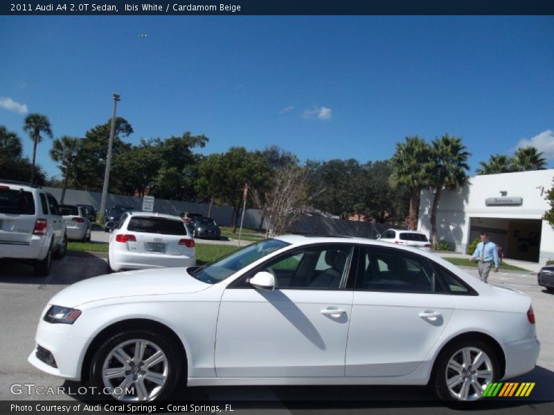 Ibis White / Cardamom Beige 2011 Audi A4 2.0T Sedan