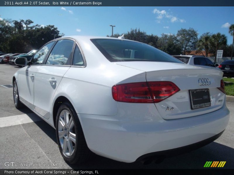 Ibis White / Cardamom Beige 2011 Audi A4 2.0T Sedan