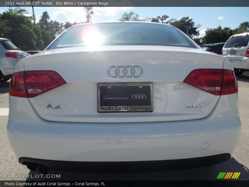Ibis White / Cardamom Beige 2011 Audi A4 2.0T Sedan