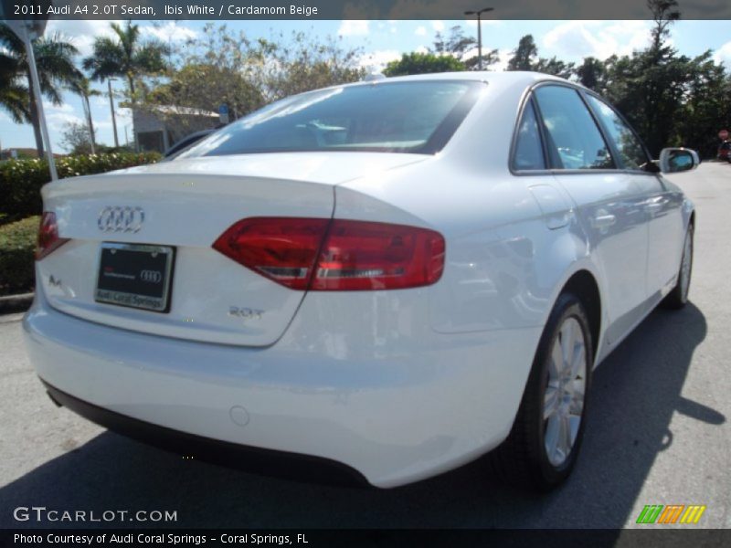 Ibis White / Cardamom Beige 2011 Audi A4 2.0T Sedan