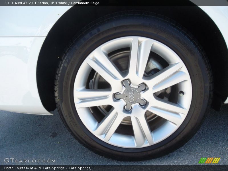 Ibis White / Cardamom Beige 2011 Audi A4 2.0T Sedan