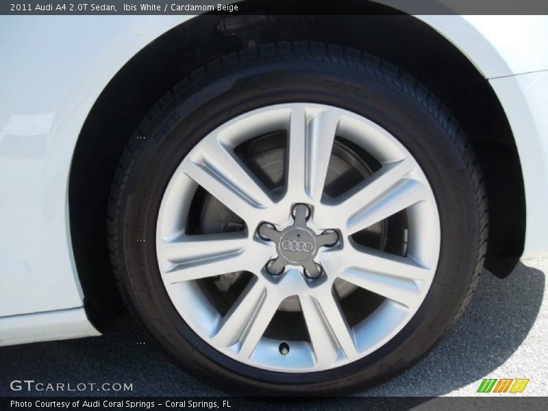 Ibis White / Cardamom Beige 2011 Audi A4 2.0T Sedan