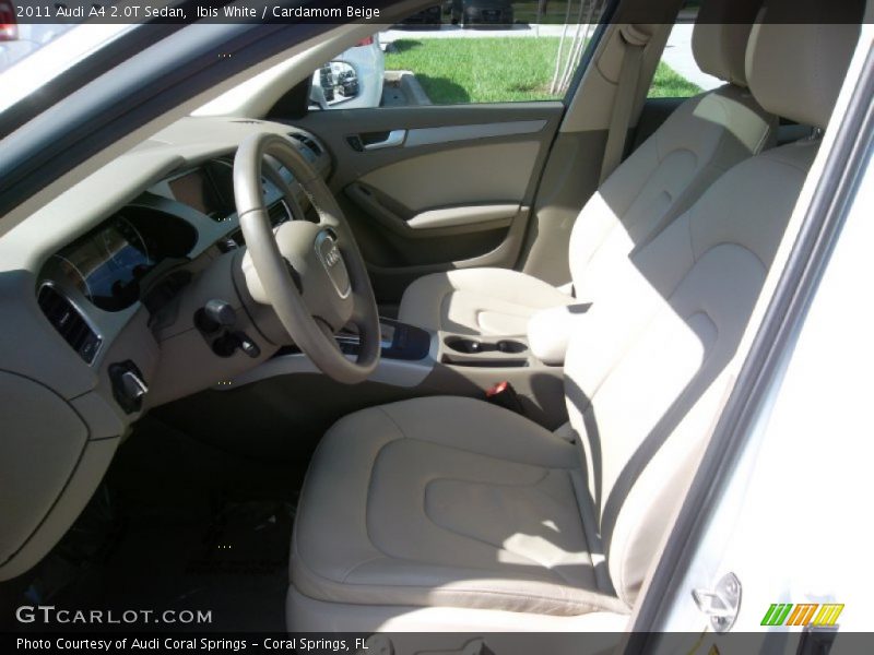 Ibis White / Cardamom Beige 2011 Audi A4 2.0T Sedan