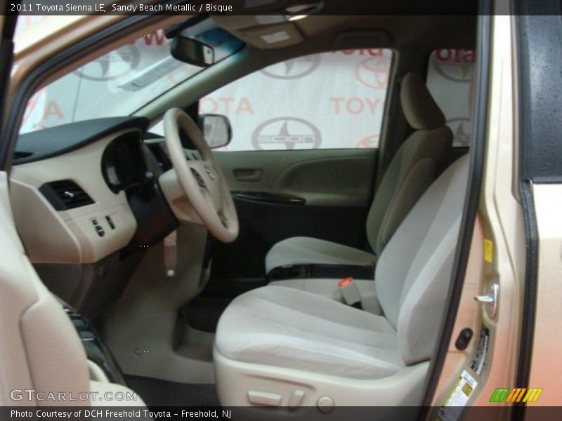 Sandy Beach Metallic / Bisque 2011 Toyota Sienna LE