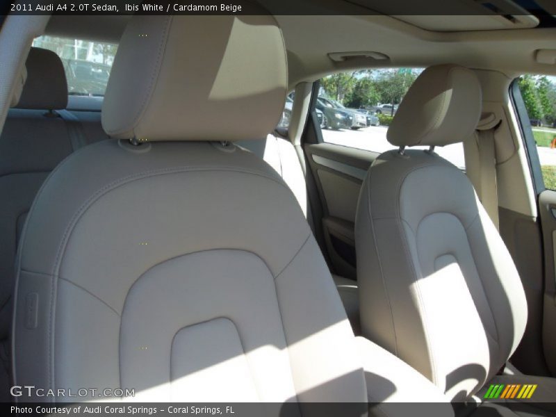 Ibis White / Cardamom Beige 2011 Audi A4 2.0T Sedan
