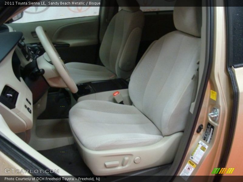 Sandy Beach Metallic / Bisque 2011 Toyota Sienna LE
