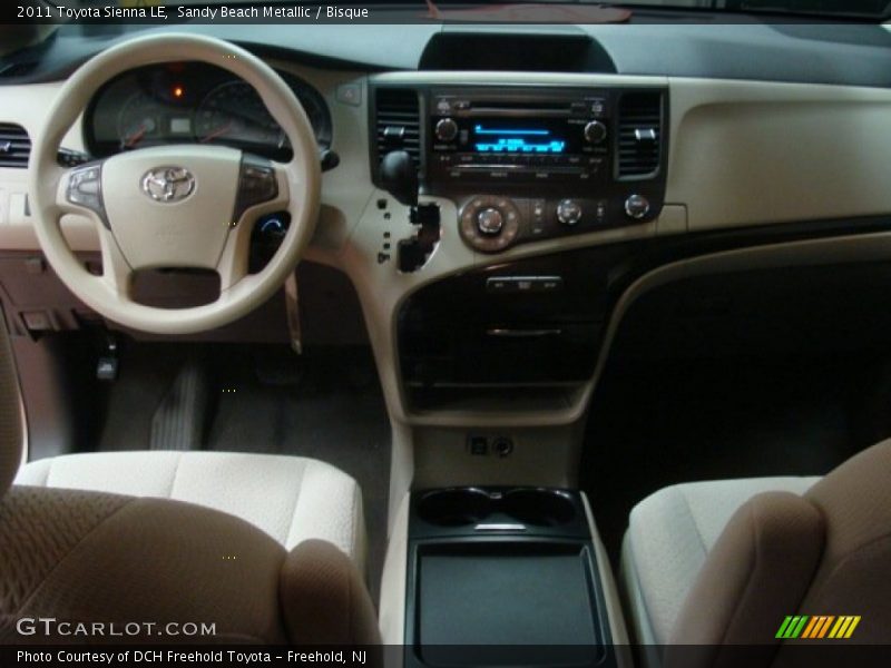 Sandy Beach Metallic / Bisque 2011 Toyota Sienna LE