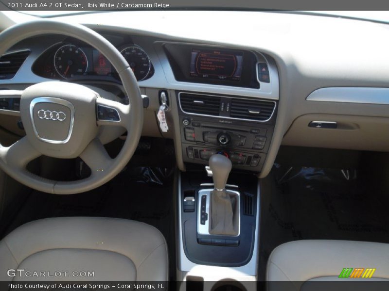 Ibis White / Cardamom Beige 2011 Audi A4 2.0T Sedan