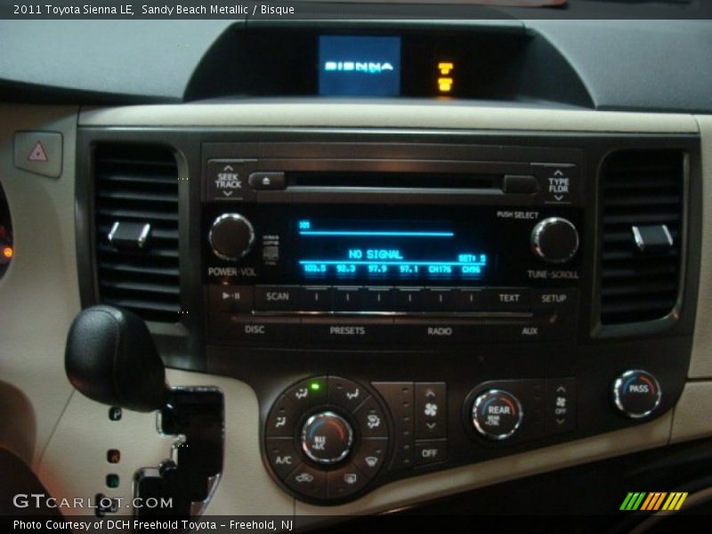 Sandy Beach Metallic / Bisque 2011 Toyota Sienna LE