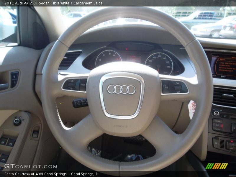 Ibis White / Cardamom Beige 2011 Audi A4 2.0T Sedan