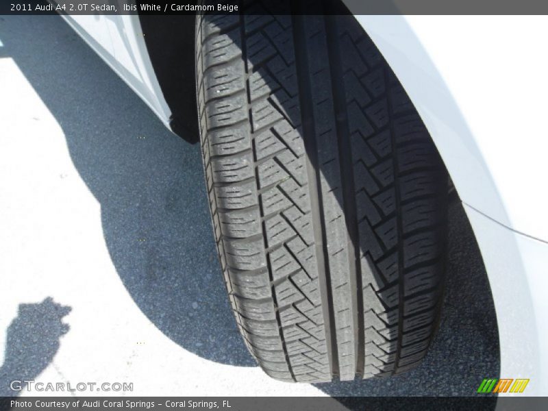 Ibis White / Cardamom Beige 2011 Audi A4 2.0T Sedan