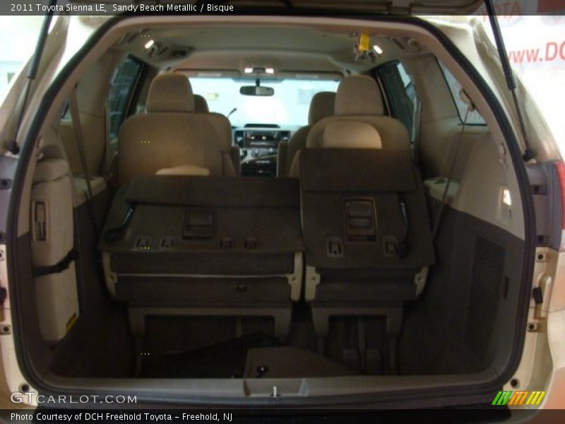 Sandy Beach Metallic / Bisque 2011 Toyota Sienna LE