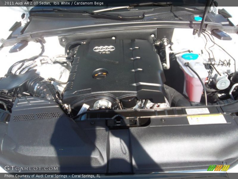 Ibis White / Cardamom Beige 2011 Audi A4 2.0T Sedan