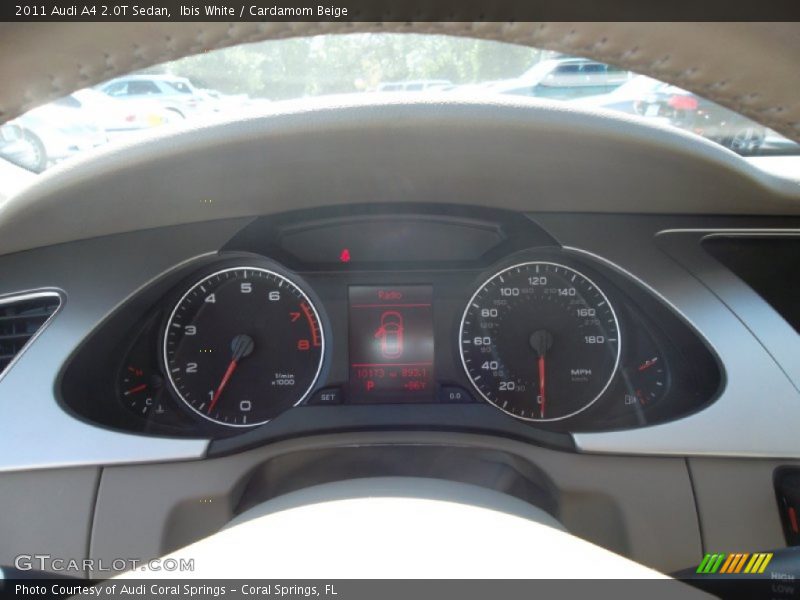 Ibis White / Cardamom Beige 2011 Audi A4 2.0T Sedan