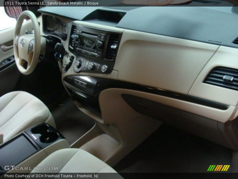 Sandy Beach Metallic / Bisque 2011 Toyota Sienna LE