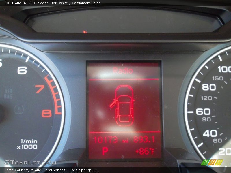 Ibis White / Cardamom Beige 2011 Audi A4 2.0T Sedan