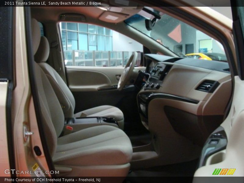 Sandy Beach Metallic / Bisque 2011 Toyota Sienna LE