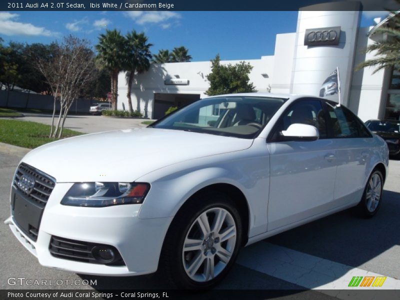 Ibis White / Cardamom Beige 2011 Audi A4 2.0T Sedan