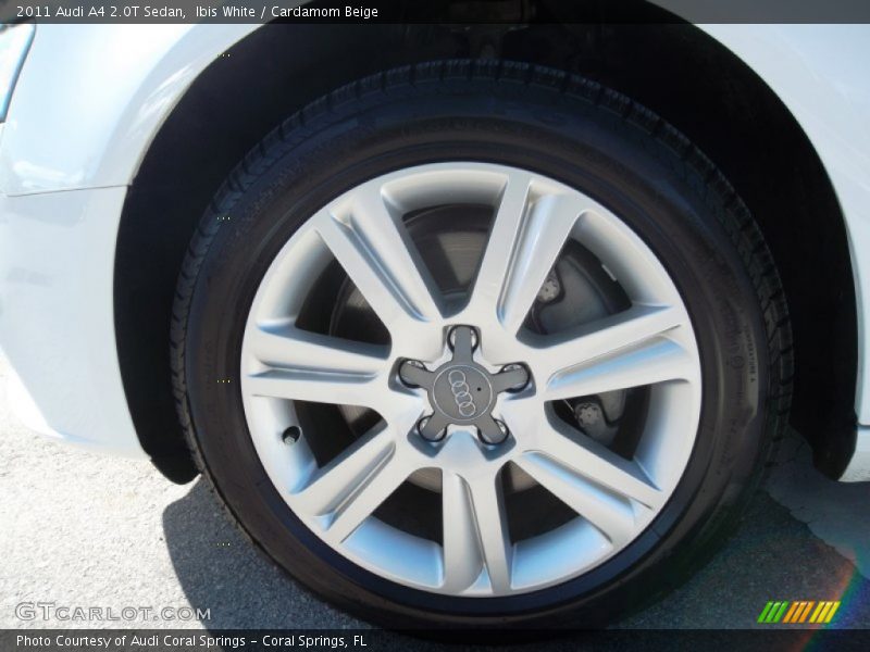 Ibis White / Cardamom Beige 2011 Audi A4 2.0T Sedan