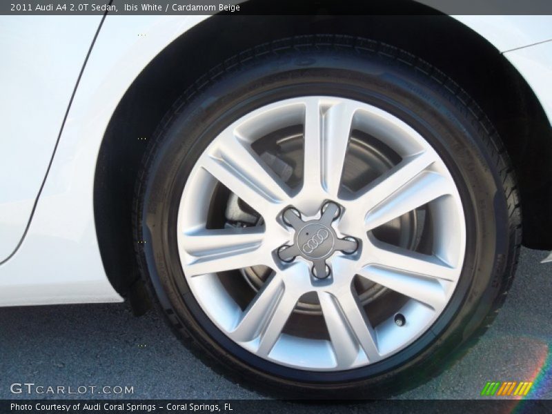 Ibis White / Cardamom Beige 2011 Audi A4 2.0T Sedan