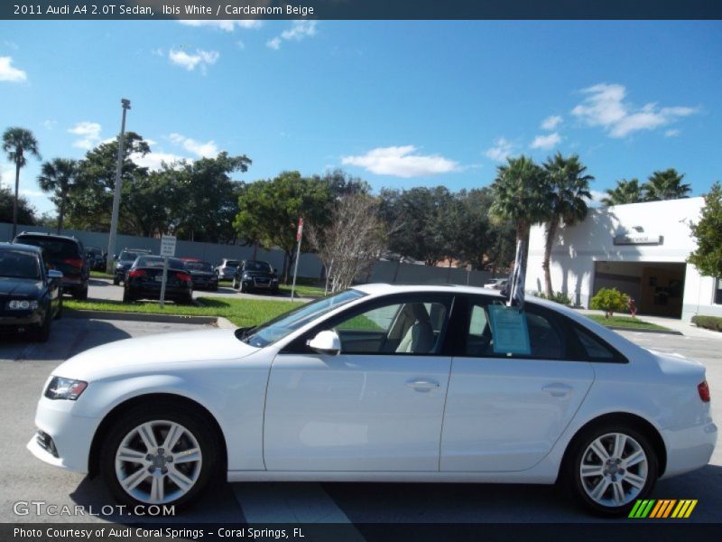 Ibis White / Cardamom Beige 2011 Audi A4 2.0T Sedan