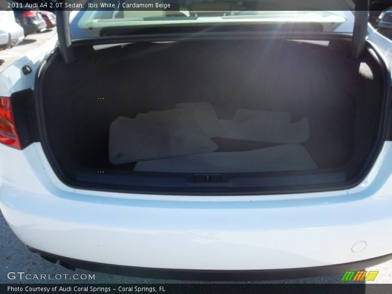 Ibis White / Cardamom Beige 2011 Audi A4 2.0T Sedan