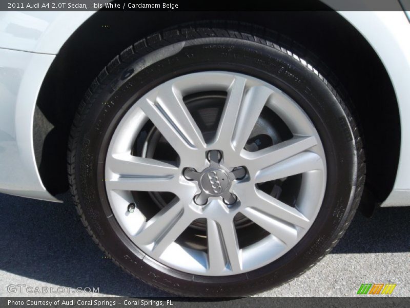 Ibis White / Cardamom Beige 2011 Audi A4 2.0T Sedan