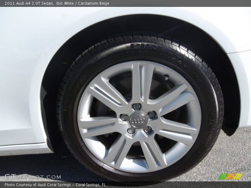 Ibis White / Cardamom Beige 2011 Audi A4 2.0T Sedan