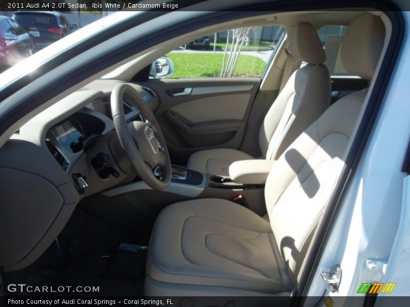 Ibis White / Cardamom Beige 2011 Audi A4 2.0T Sedan