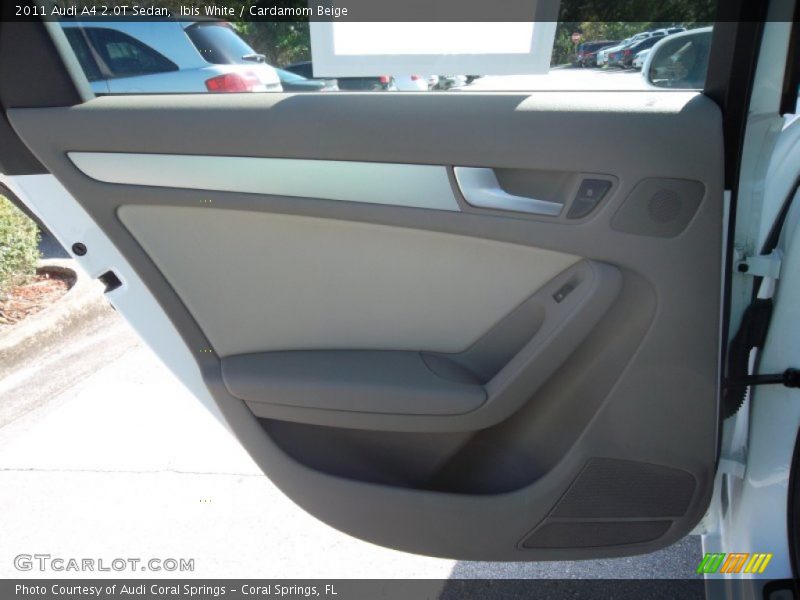 Ibis White / Cardamom Beige 2011 Audi A4 2.0T Sedan