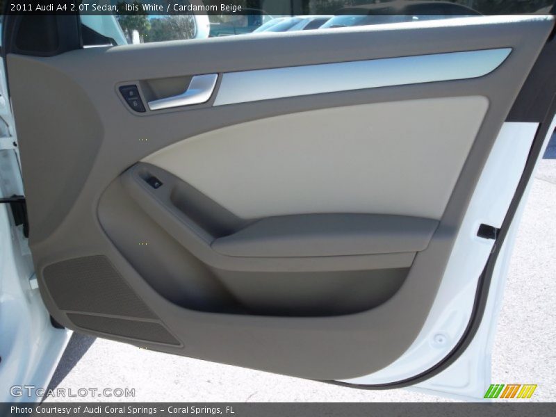 Ibis White / Cardamom Beige 2011 Audi A4 2.0T Sedan
