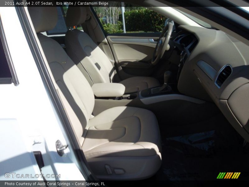 Ibis White / Cardamom Beige 2011 Audi A4 2.0T Sedan