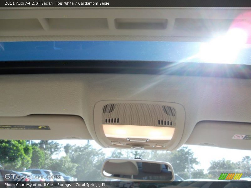 Ibis White / Cardamom Beige 2011 Audi A4 2.0T Sedan