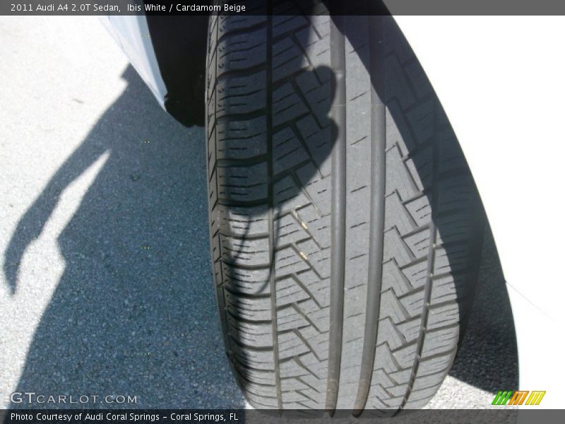 Ibis White / Cardamom Beige 2011 Audi A4 2.0T Sedan
