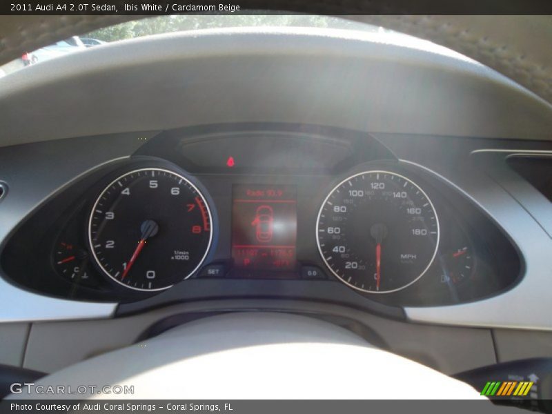Ibis White / Cardamom Beige 2011 Audi A4 2.0T Sedan