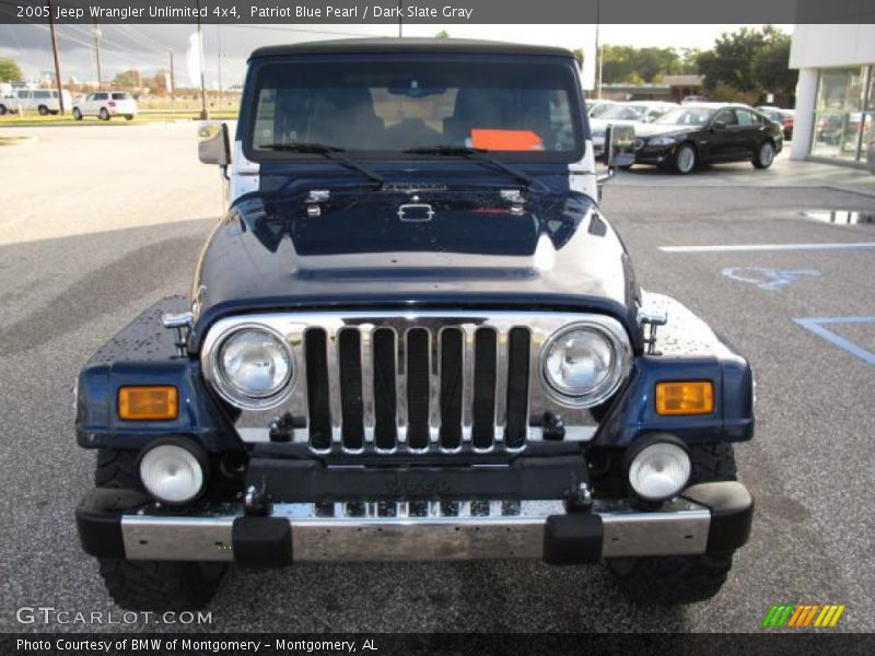 Patriot Blue Pearl / Dark Slate Gray 2005 Jeep Wrangler Unlimited 4x4
