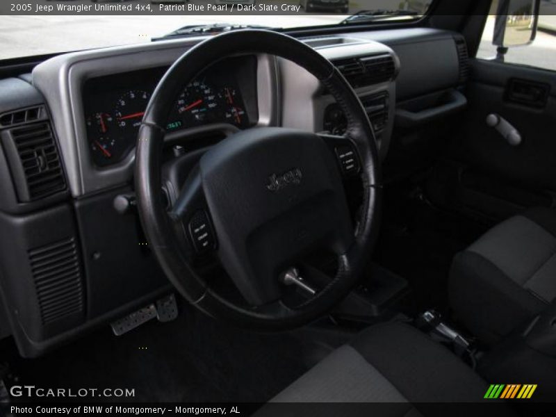 Patriot Blue Pearl / Dark Slate Gray 2005 Jeep Wrangler Unlimited 4x4