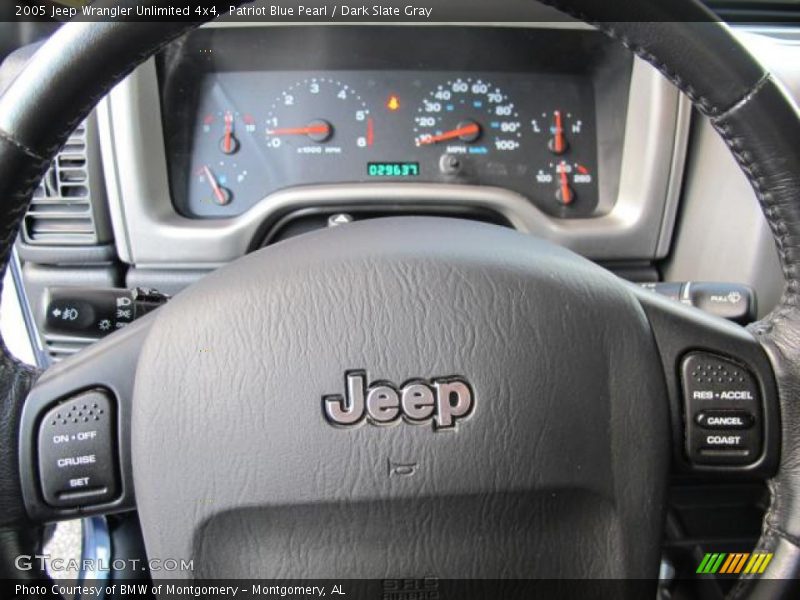 Patriot Blue Pearl / Dark Slate Gray 2005 Jeep Wrangler Unlimited 4x4